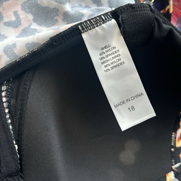 FULLFITALL Floral Tankini Top 18 - Picture 7 of 8